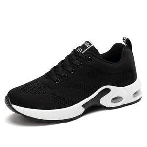 Akexiya Women Black Sneakers