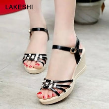 Load image into Gallery viewer, Lakeshi Roman Shoes Women Sandals