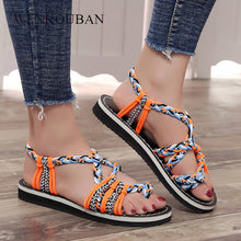 Load image into Gallery viewer, Woman Sandals 2019  Summer Gladiator Sandals Ladies